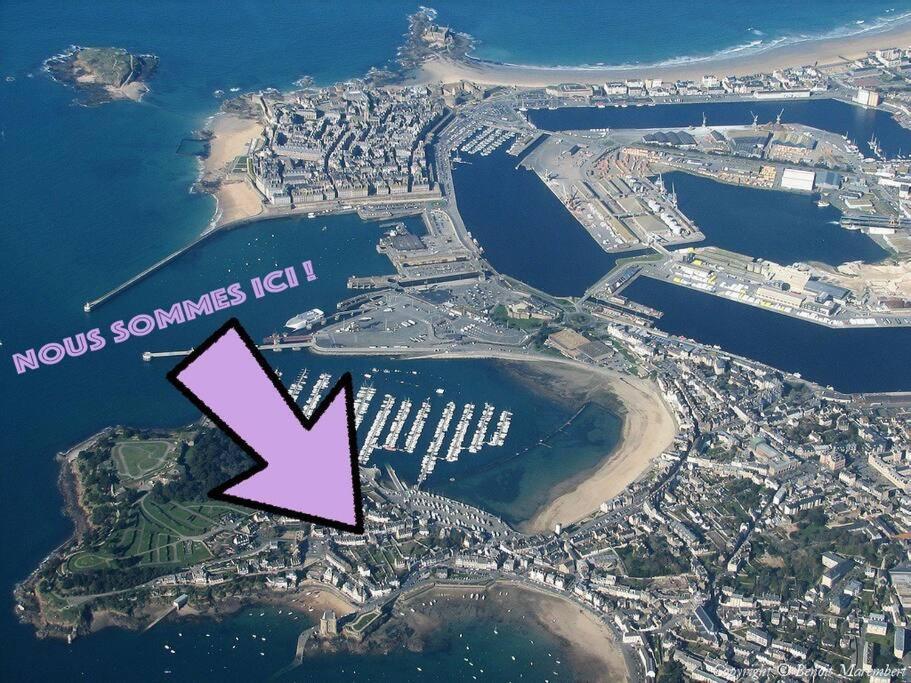 Appartement Moonrise - Plage 50M - Rue Gratuite Saint-Malo Exterior photo
